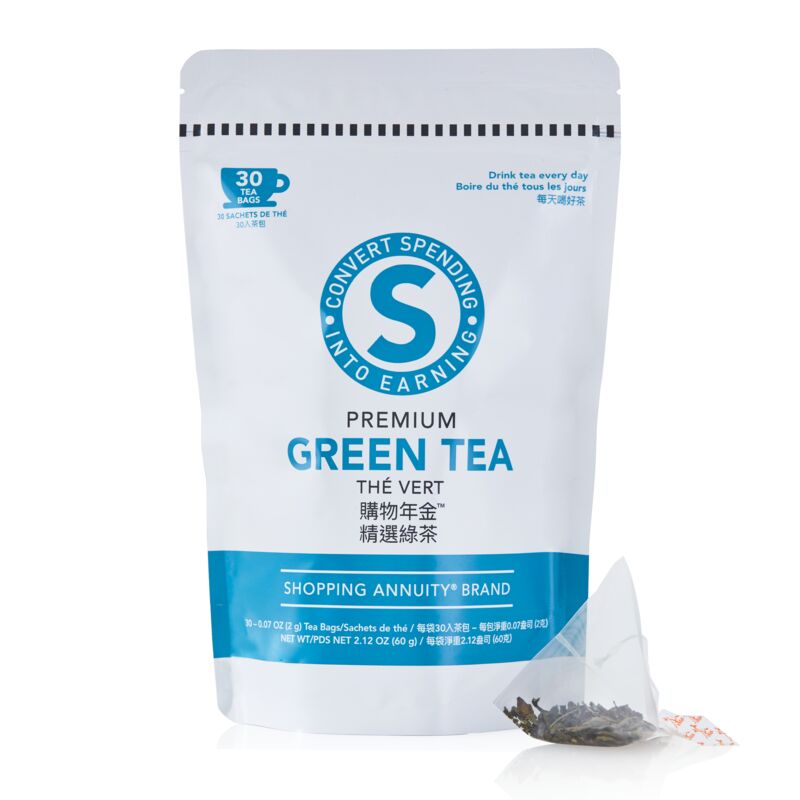 Shopping Annuity™ Brand Green Tea