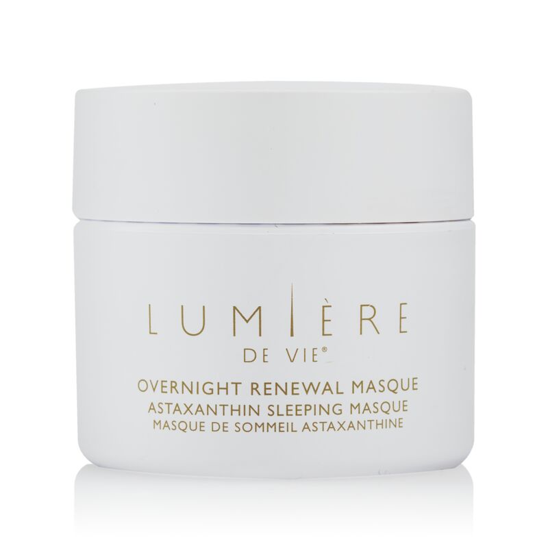 Lumière de Vie® Overnight Renewal Masque (Astaxanthin Sleeping Masque) - Limited Edition Special Buy One, Get One Free - Two Jars (2 x 2.0 Oz./ 56 g)