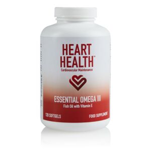 Heart Health Essential Omega III Fish Oil with Vitamin E Limited Time