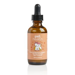 Pet Health Liver & Digestion Support for Cats & Dogs Pet Tincture - SPECIAL