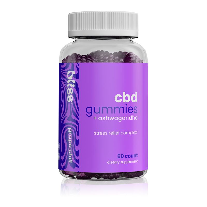 Bliss&reg; CBD Gummies + Ashwagandha