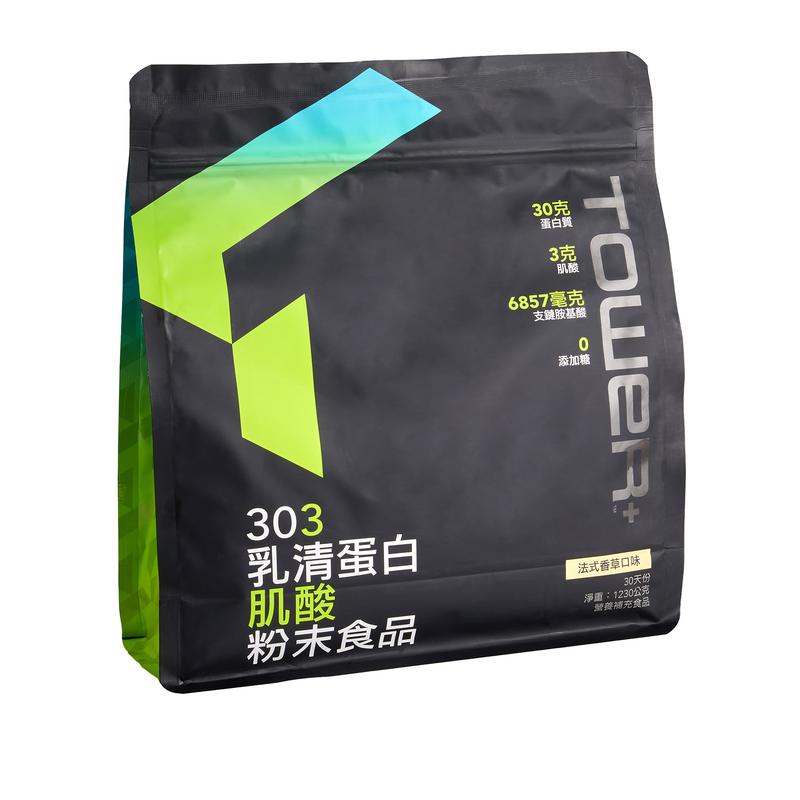 Tower+&trade; 303乳清蛋白肌酸粉末