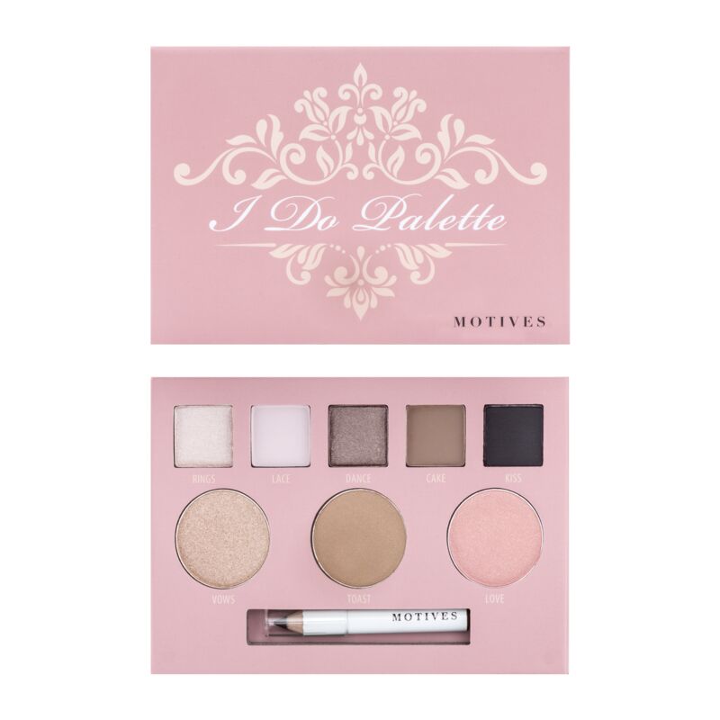 Motives® I Do Palette - Includes five eye shadow, one blush, one bronzer, one highlighter and one mini eye pencil
