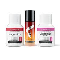 Total Trio - (nutraMetrix Isotonix<sup>®</sup> Vitamin D with K2 + nutraMetrix Isotonix<sup>®</sup> Magnesium + Tower+™ Magnesium Spray)