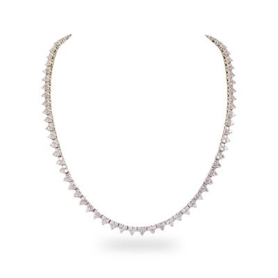 CHARLOTTE – Cluster Tennis Necklace