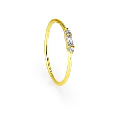 BELLA - Dainty Baguette Ring (FINAL SALE)