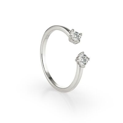 NICOLE - Double Solitaire Ring