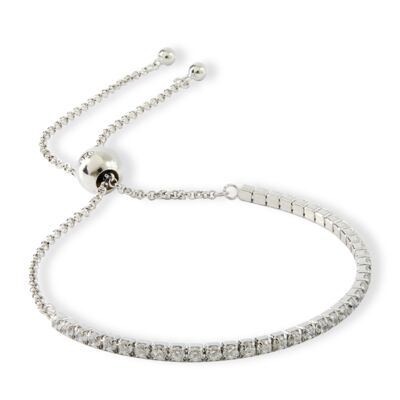 Clear cut store tennis necklace