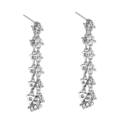 BISOUS - Prong Set Loop Earrings