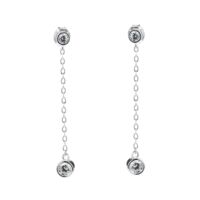 IRIS – Aretes en forma de gota con dos gemas