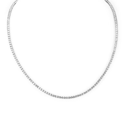 HAILEY - Round Cut Tennis Necklace