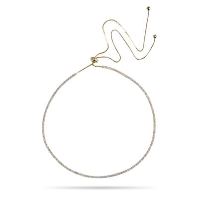 AYVA - Round Cut Tennis Choker