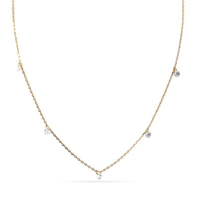 DESI - Pierced Round Cut Necklace