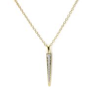 HEIDI - Pave Stick Necklace
