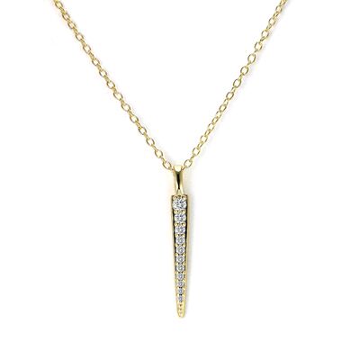 HEIDI - Pave Stick Necklace