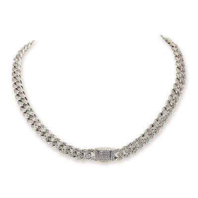 SELENA – Pave Cuban Link Chain