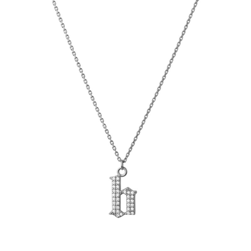 INITIAL – Gothic Letter Necklace