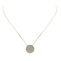 KAMILA - Pave Coin Pendant