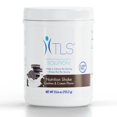 TLS® Nutrition Shakes – Cookies & Cream - Single Bottle (14 Servings)